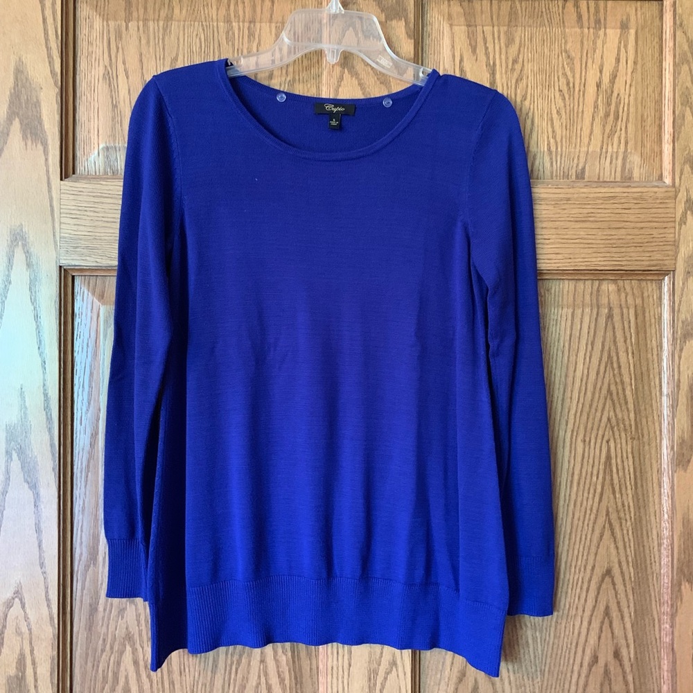 Navy blue sweater